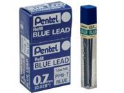 Pentel PPB 7 BX Hi Polymer Colored Lead Blue .7mm