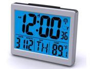 Sonnet Industries T 4652 Atomic Desk Clock with Bright Blue Light and 1.5 in. High numbers