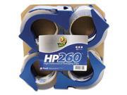 Henkel 0007725 HP260 Packaging Tape with Dispenser 1.88 in. x 60 yard 3 in. Core 4 Per Pack