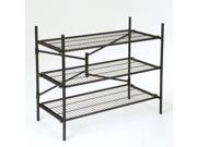 Cosco Products 66713BLK1E Cosco Black 3 Shelf Folding 