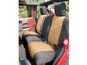 Rugged Ridge 13264.04 Neoprene Rear Seat Cover 07 14 Jeep Wrangler Unlimited JK