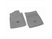 Rugged Ridge 84904.21 Floor Liner Front Pair Gray 2012 2014 Toyota Tundra And Sequoia