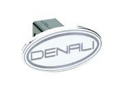 DefenderWorx 41004 GMC Denali Silver Oval 2 Inch Billet Hitch Cover