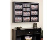 Prepac Black Triple Wall Mounted Storage BFW 0523