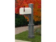 MAYNE 5813G Newport Plus Mailbox Post Granite