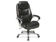 Lorell LLR52120 Exec Eco Chair with Headrest 28.25 in. x 30 in. x 47.25 in. Black