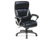 Lorell LLR52121 Executive Eco Chair 27.5 in. x 28.25 in. x 46.5 in. Black
