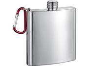 Visol VF5014 Carabiner 6 oz Stainless Steel Flask For Golf Bag