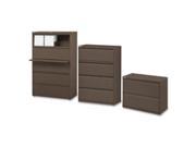 Lorell LLR60476 Lateral File 3 Drawer 42 in. x 1.63 in. 40.25 in. Medium Tone