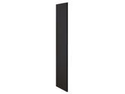 Salsbury 33335BLK Side Panel For 21 Inch Deep Designer Wood Locker Without Sloping Hood Black