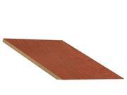 Salsbury 22281CHE Sloping Hood Filler In Line 15 Inches Wide For 21 Inch Deep Extra Wide Designer Wood Locker Cherry