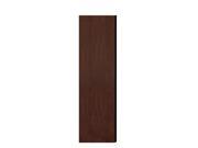 Salsbury 22243MAH Double End Side Panel For 18 Inch Deep Extra Wide Designer Wood Locker Without Sloping Hood Mahogany