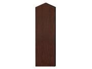 Salsbury 22246MAH Double End Side Panel For 21 Inch Deep Extra Wide Designer Wood Locker With Sloping Hood Mahogany