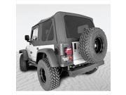 Rugged Ridge 13728.01 XHD Sailcoth Soft Top Black Tinted Windows 97 06 Jeep Wrangler TJ