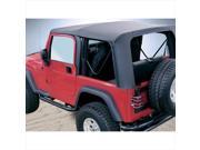 Rugged Ridge 13709.35 Soft Top Black Clear Windows 03 06 Jeep Wrangler TJ