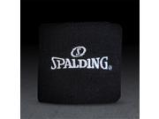Spalding 8416S Black Wrist Band Spalding Branded