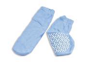 Slipper Socks; Large Sky Blue Pair Men s 7 9 Wms 8 10