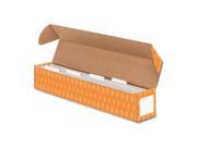 Fellowes FEL3380401 Sentence Strip Box with 4 Dividers Orange