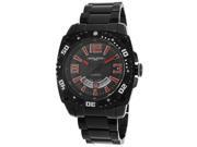 Jorg Gray JG9800-24 Men Textured Black Dial Stainless Steel