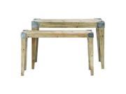 Benzara 53172 Classic Wooden Console Table with Soothing and Warm Effect