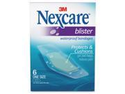3M MMMBWB06 Nexcare Blister Bandages Waterproof 6 BX Clear