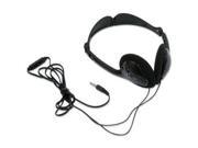 MobileSpec MS70B Fold Up Lightweight Stereo Headphones Black