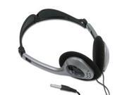 MobileSpec MS70S Fold Up Lightweight Stereo Headphones Silver