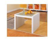 Organize It All 39411 Dawn Coffee Table With Glass Top