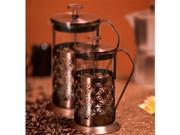 Ovente FSF20C Stainless steel 20oz Flower French Press Coffee Maker