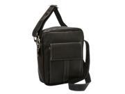 David King Co 8468B Deluxe Medium Size Messenger with Flap Black