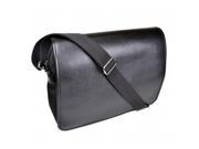 Royce Leather 763 BLACK 2 Kensington Messenger Bag Black