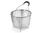 Polder Housewares KTH 1008 75RM Strainer Steamer Basket Stainless Steel