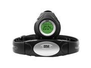 Pyle Heart Rate Monitor Watch W Minimum Average Heart Rate Calorie Counter and Target Zones Green Color