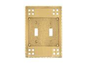 Brass Accents M05 S5630 605 Double Switch Polished Brass