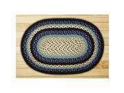 Capitol Earth Rugs 04 312 Blueberry Creme Jute Braided Rug