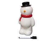 IWGAC 0182 37832B Roman Snowman Bank WMarker to Personalize