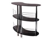 WinsomeTrading 93347 Martini Entertainment Bar Black Metal