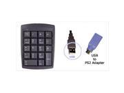 Genovation 631 18 Key USB PS2 Micropad 631 Numeric Keypad