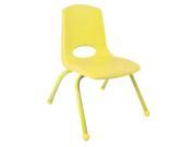 10 School Stack Chair Yellow 6 Pack