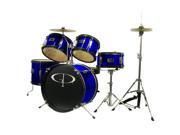 GP Percussion GP55BL 5 Piece Junior Drum Kit Blue