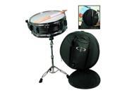 GP Percussion SK22 10 Lug Snare Drum Package Bag Pad