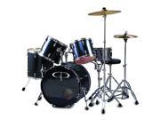 GP Percussion GP200MB 5 Piece Performer Drum Set Metallic Blue