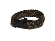 JBOutman JBSB 4 Survival Bracelet with Whistle Army Camo