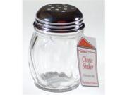 Lifetime Brands 5078568 Glass with Stainless Steel Lid Cheese Shaker
