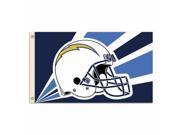 Annin Flagmakers 1361 Officially Licensed San Diego Chargers Flag 3 ft. X 5 ft.