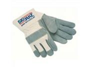 Memphis Glove 12.44012L Sidekick Double Palm Whtfabric Sewn with Kevlar