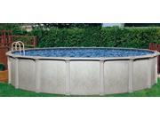 Blue Wave NB1208 Tahitian 18 x33 Oval 54 Resin Pool with Stainless Steel Panel
