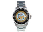Del Mar 50448 Mens Army Military Watches Stainless Steel