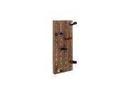 Benzara 55409 Wall Wine racks Wood Wine Rack 57 in. H 21 in. W