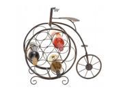 Benzara 65883 21 in. W x 19 in. H Metal Wine Rack